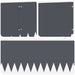 Gazonrand 20 st 103 x 30 cm Staal Antracietkleurig