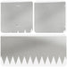 Gazonrand 20 st 103 x 30 cm Staal Zilverkleurig