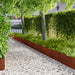 Gazonrand 20 st 103 x 30 cm Staal Roestig