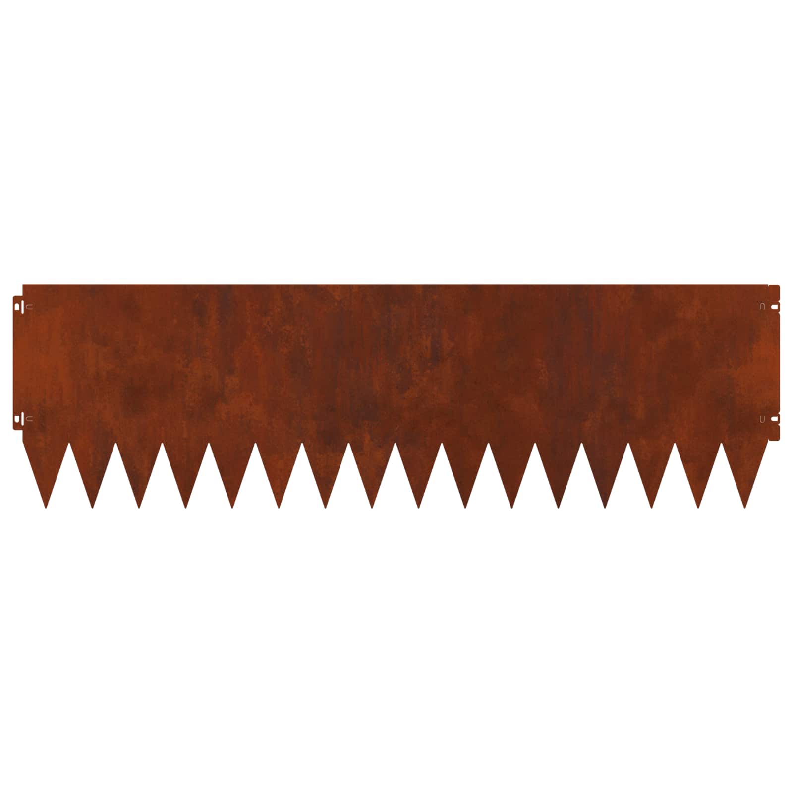 Gazonrand 20 st 103 x 30 cm Staal Roestig