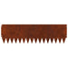 Gazonrand 20 st 103 x 30 cm Staal Roestig