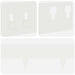 Gazonrand 10 st 100 x 12 cm Staal Wit
