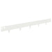 Gazonrand 30 st 100 x 12 cm Staal Wit