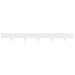 Gazonrand 50 st 100 x 12 cm Staal Wit