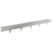 Gazonrand 10 st 100 x 12 cm Staal Zilverkleurig