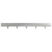Gazonrand 50 st 100 x 12 cm Staal Zilverkleurig