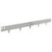 Gazonrand 50 st 100 x 12 cm Staal Zilverkleurig