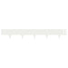 Gazonrand 20 st 100 x 15 cm Staal Wit