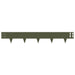 Gazonrand 30 st 100 x 15 cm Staal Olijfgroen