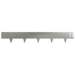 Gazonrand 20 st 100 x 15 cm Staal Zilverkleurig