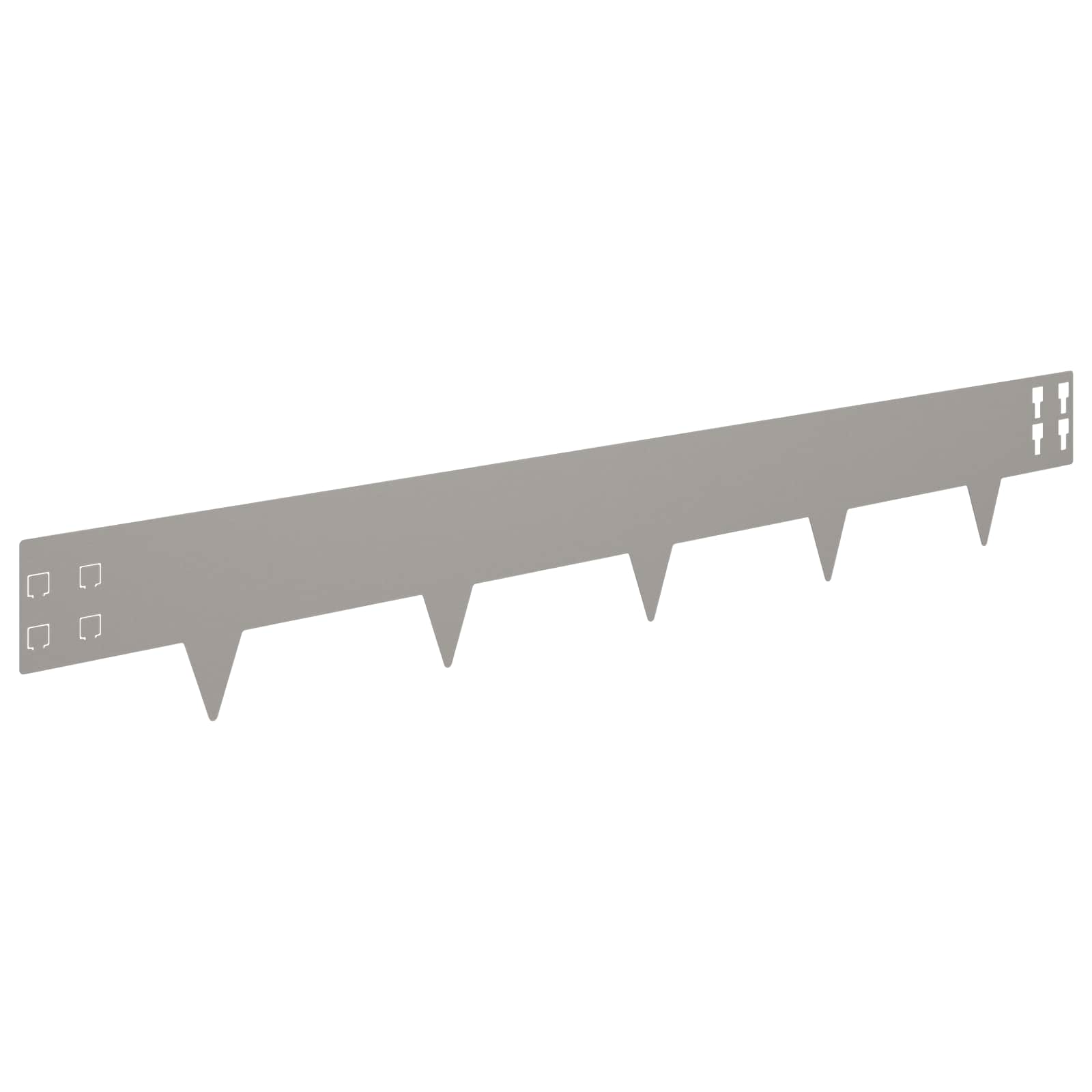 Gazonrand 50 st 100 x 15 cm Staal Roestig