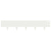 Gazonrand 10 st 100 x 20 cm Staal Wit