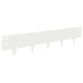 Gazonrand 50 st 100 x 20 cm Staal Wit