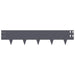 Gazonrand 30 st 100 x 20 cm Staal Antracietkleurig