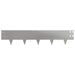 Gazonrand 20 st 100 x 20 cm Staal Zilverkleurig
