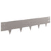Gazonrand 50 st 100 x 20 cm Staal Roestig