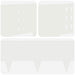 Gazonrand 20 st 100 x 25 cm Staal Wit