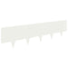 Gazonrand 20 st 100 x 25 cm Staal Wit