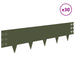 Gazonrand 30 st 100 x 25 cm Staal Olijfgroen
