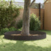 Gazonrand 10 st 100 x 30 cm Staal Zwart