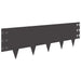 Gazonrand 10 st 100 x 30 cm Staal Zwart