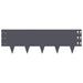 Gazonrand 20 st 100 x 30 cm Staal Antracietkleurig