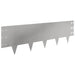 Gazonrand 30 st 100 x 30 cm Staal Zilverkleurig