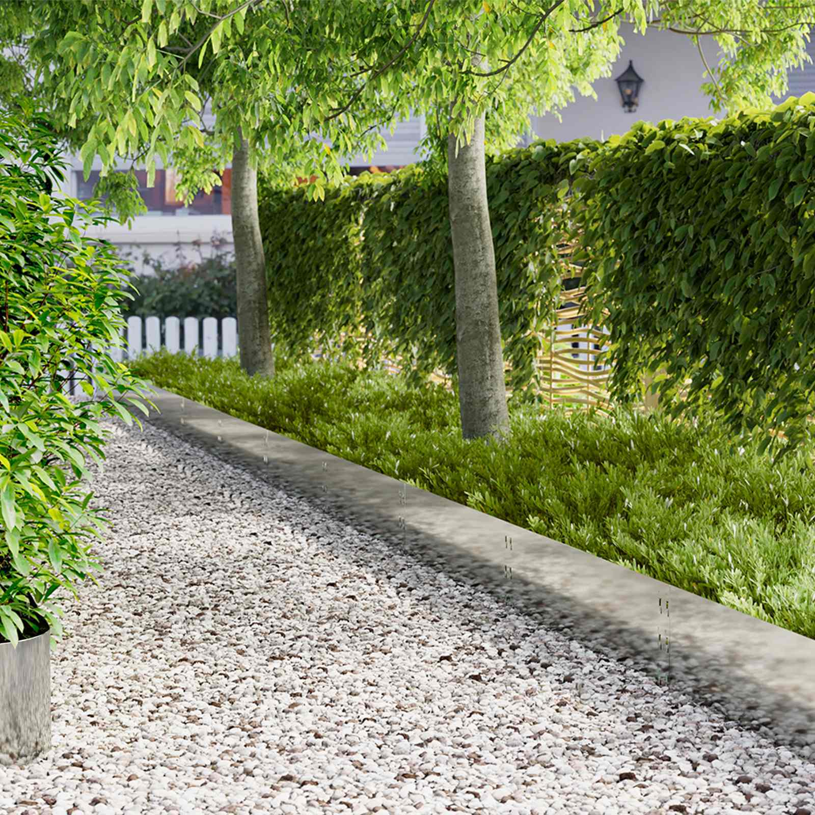 Gazonrand 10 st 100 x 30 cm Staal Zilverkleurig