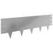 Gazonrand 30 st 100 x 30 cm Staal Zilverkleurig