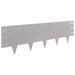 Gazonrand 10 st 100 x 30 cm Staal Roestig