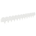 Gazonrand 20 st 103 x 15 cm Staal Wit