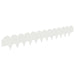Gazonrand 30 st 103 x 15 cm Staal Wit