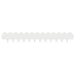 Gazonrand 50 st 103 x 15 cm Staal Wit