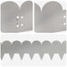 Gazonrand 20 st 103 x 15 cm Staal Zilverkleurig