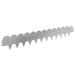 Gazonrand 20 st 103 x 15 cm Staal Zilverkleurig
