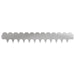 Gazonrand 50 st 103 x 15 cm Staal Zilverkleurig