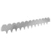 Gazonrand 20 st 103 x 15 cm Staal Zilverkleurig