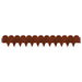 Gazonrand 30 st 103 x 15 cm Staal Roestig
