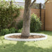 Gazonrand 20 st 103 x 20 cm Staal Wit