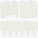Gazonrand 30 st 103 x 20 cm Staal Wit