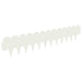 Gazonrand 30 st 103 x 20 cm Staal Wit