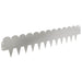 Gazonrand 20 st 103 x 20 cm Staal Zilverkleurig