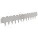 Gazonrand 30 st 103 x 20 cm Staal Zilverkleurig