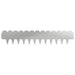 Gazonrand 30 st 103 x 20 cm Staal Zilverkleurig