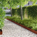 Gazonrand 20 st 103 x 20 cm Staal Roestig