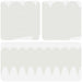 Gazonrand 30 st 103 x 25 cm Staal Wit