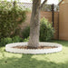 Gazonrand 30 st 103 x 25 cm Staal Wit