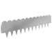 Gazonrand 10 st 103 x 25 cm Staal Zilverkleurig