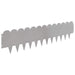 Gazonrand 20 st 103 x 25 cm Staal Zilverkleurig