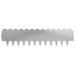 Gazonrand 30 st 103 x 25 cm Staal Zilverkleurig